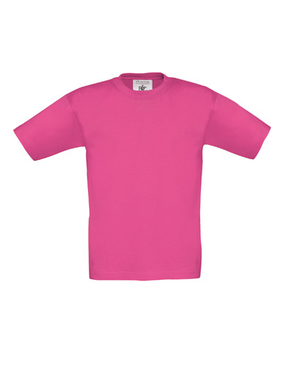 B&C BE INSPIRED Kids´ T-Shirt Exact 150 Fuchsia