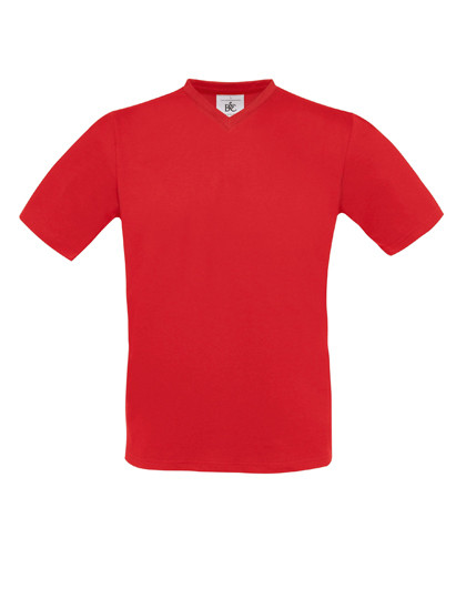 B&C BE INSPIRED T-Shirt Exact V-Neck Red