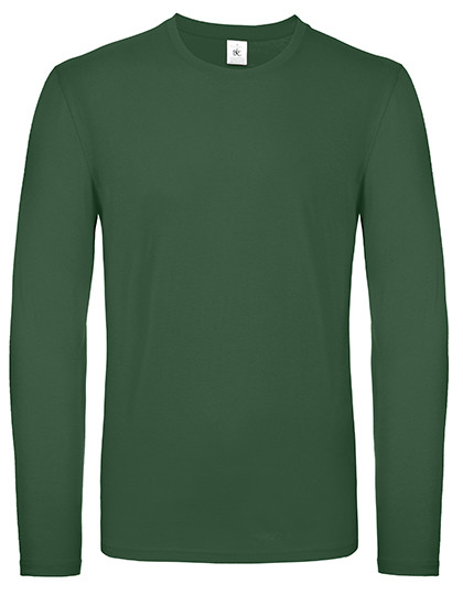 B&C BE INSPIRED Men´s T-Shirt #E150 Long Sleeve Bottle Green