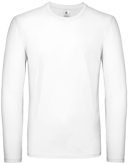 B&C BE INSPIRED Men´s T-Shirt #E150 Long Sleeve White