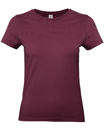 B&C BE INSPIRED Women´s T-Shirt #E190 Burgundy