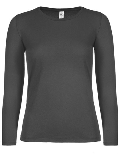 B&C BE INSPIRED Women´s T-Shirt #E150 Long Sleeve Bear Brown