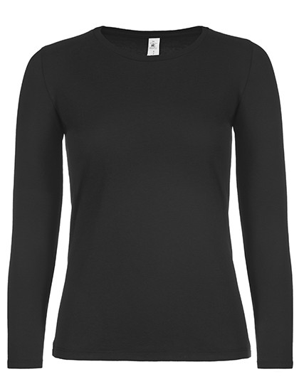 B&C BE INSPIRED Women´s T-Shirt #E150 Long Sleeve Black