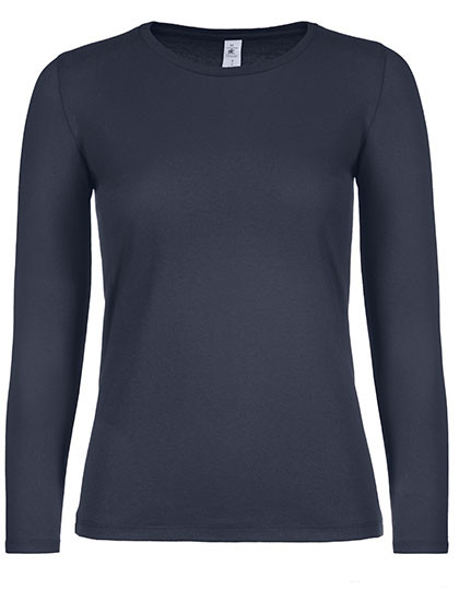 B&C BE INSPIRED Women´s T-Shirt #E150 Long Sleeve Navy