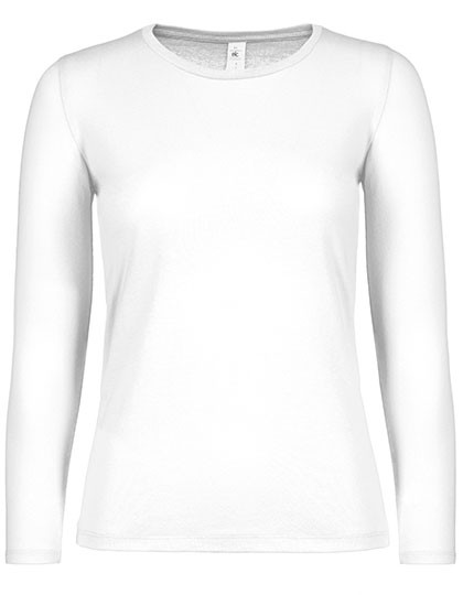 B&C BE INSPIRED Women´s T-Shirt #E150 Long Sleeve White