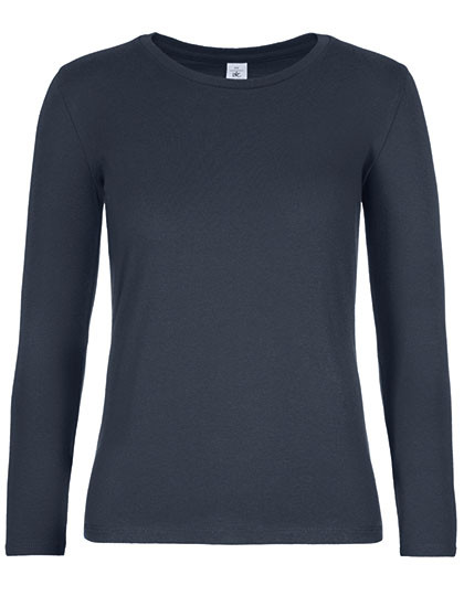 B&C BE INSPIRED Women´s T-Shirt #E190 Long Sleeve Navy
