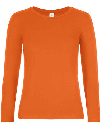 B&C BE INSPIRED Women´s T-Shirt #E190 Long Sleeve Urban Orange