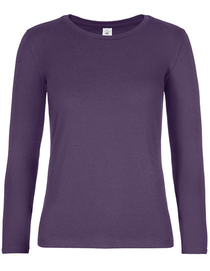 B&C BE INSPIRED Women´s T-Shirt #E190 Long Sleeve Urban Purple