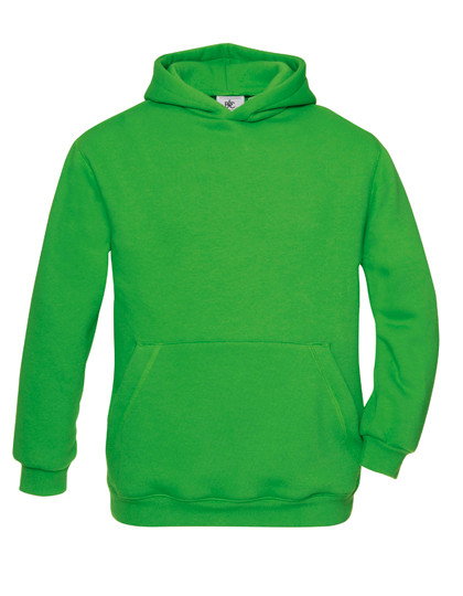 B&C BE INSPIRED Kids´ Hooded Sweat Real Green