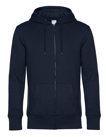 B&C BE INSPIRED KING Zipped Hood Jacket_° Navy Blue