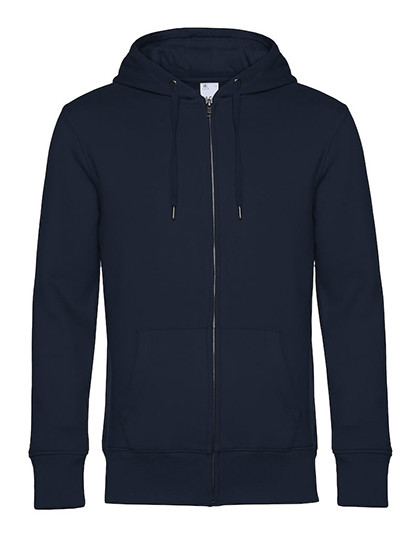 B&C BE INSPIRED KING Zipped Hood Jacket_° Navy