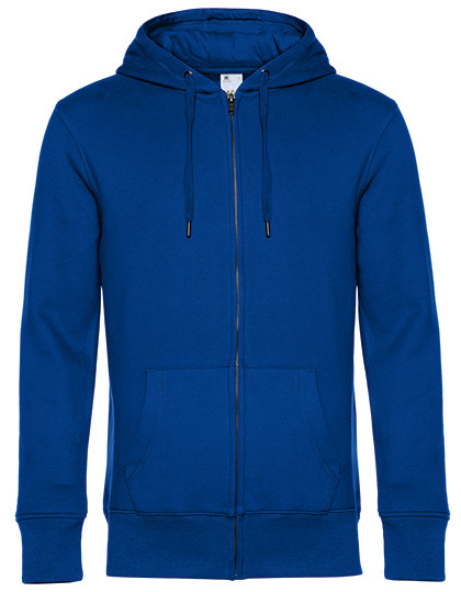 B&C BE INSPIRED KING Zipped Hood Jacket_° Royal