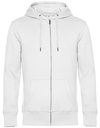 B&C BE INSPIRED KING Zipped Hood Jacket_° White