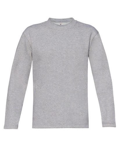 B&C BE INSPIRED Open Hem Sweat Heather Grey