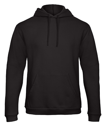 B&C BE INSPIRED ID.203 50/50 Hooded Sweatshirt Black