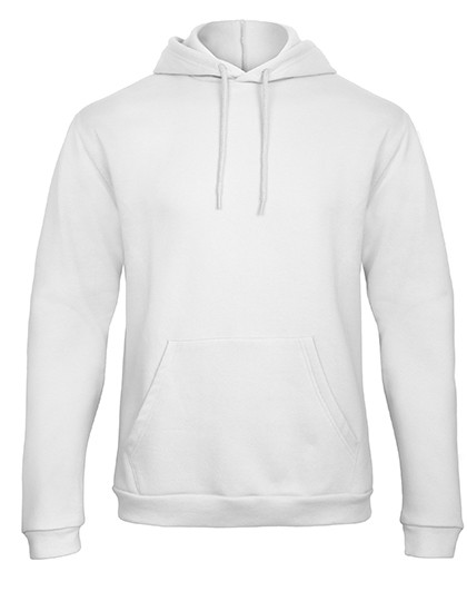 B&C BE INSPIRED ID.203 50/50 Hooded Sweatshirt White
