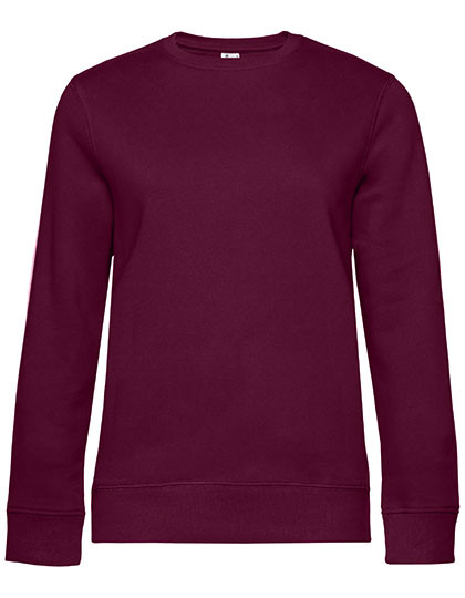 B&C BE INSPIRED QUEEN Crew Neck Sweat_° Dark Cherry