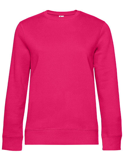 B&C BE INSPIRED QUEEN Crew Neck Sweat_° Magenta Pink