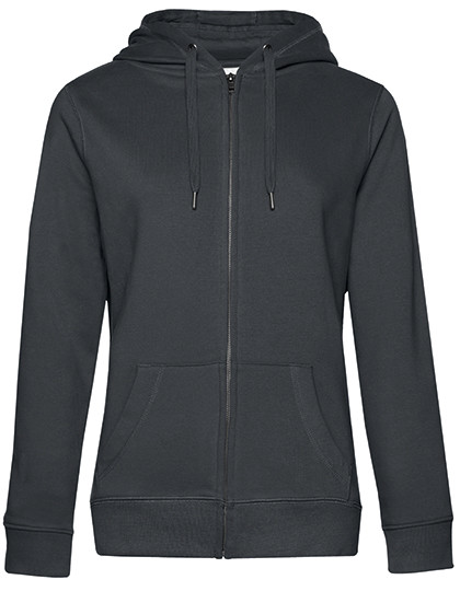 B&C BE INSPIRED QUEEN Zipped Hood Jacket_° Asphalt
