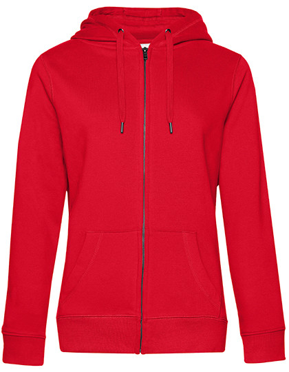 B&C BE INSPIRED QUEEN Zipped Hood Jacket_° Red