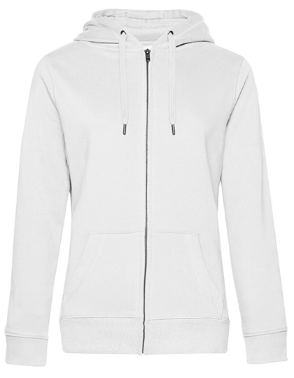 B&C BE INSPIRED QUEEN Zipped Hood Jacket_° White