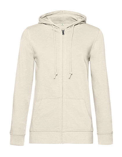 B&C BE INSPIRED Inspire Zipped Hood Jacket /Women_° Off White