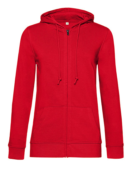 B&C BE INSPIRED Inspire Zipped Hood Jacket /Women_° Red