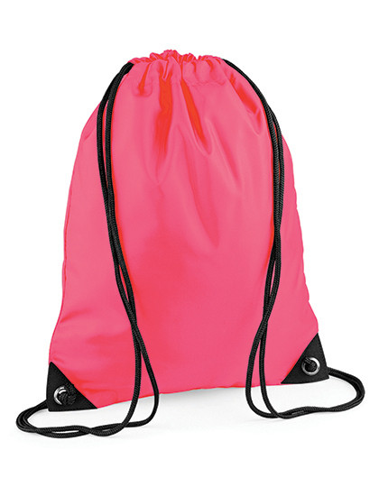BagBase Premium Gymsac Fluorescent Pink