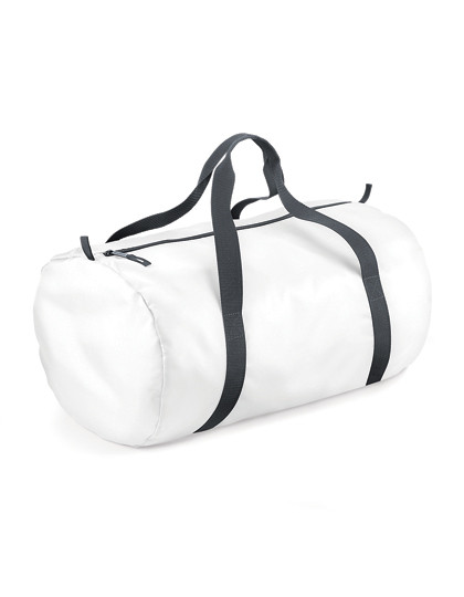 BagBase Packaway Barrel Bag White