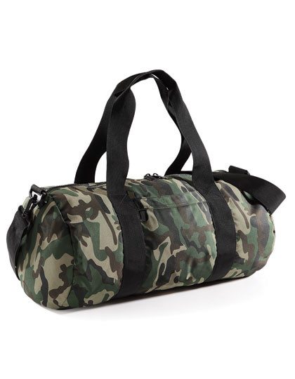 BagBase Camo Barrel Bag Jungle Camo