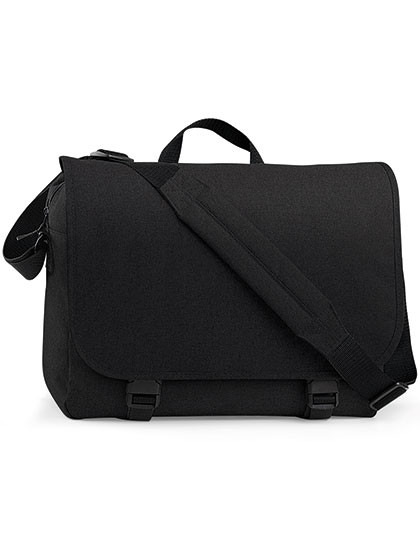 BagBase Two-Tone Digital Messenger Black