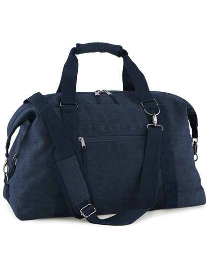 BagBase Vintage Canvas Weekender Vintage Oxford Navy