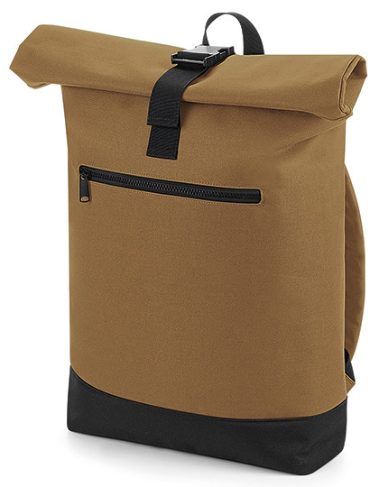 BagBase Roll-Top Backpack Caramel