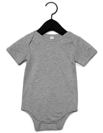 Bella Baby Jersey Short Sleeve Onesie Athletic Heather