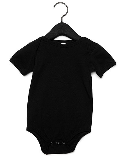 Bella Baby Jersey Short Sleeve Onesie Black