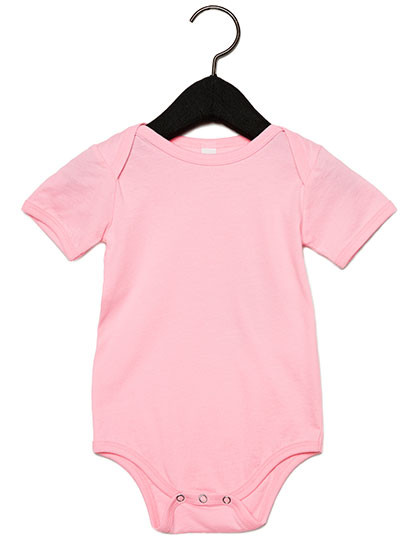 Bella Baby Jersey Short Sleeve Onesie Pink