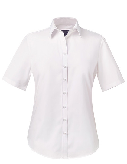 Brook Taverner Eos Short Sleeve Blouse White