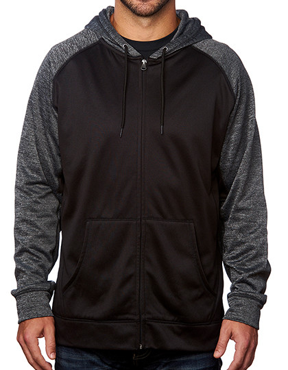 Burnside Performance Raglan Hoodie Black
