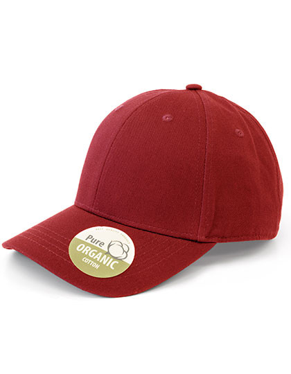 Brain Waves Organic Cotton Cap Red