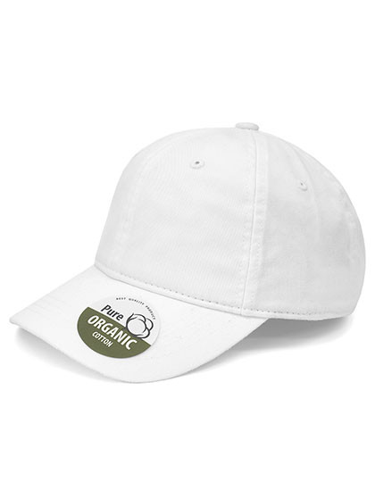 Brain Waves Organic Cotton Cap White