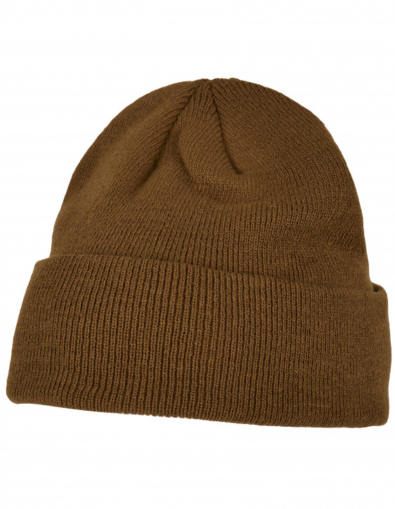 Build Your Brand Heavy Knit Beanie Olive