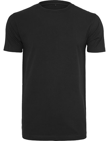 Build Your Brand T-Shirt Round Neck Black