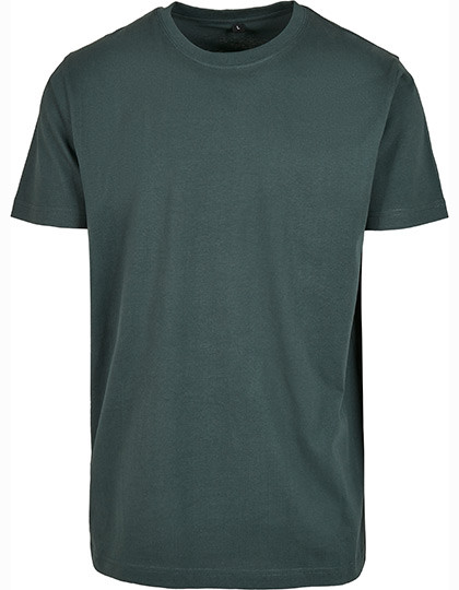 Build Your Brand T-Shirt Round Neck Bottle Green