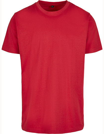 Build Your Brand T-Shirt Round Neck City Red