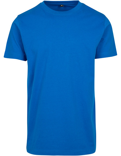 Build Your Brand T-Shirt Round Neck Cobalt Blue