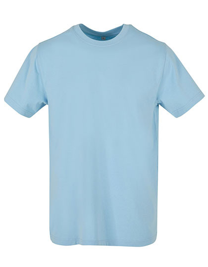 Build Your Brand T-Shirt Round Neck Heaven Blue