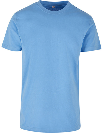 Build Your Brand T-Shirt Round Neck Horizon Blue