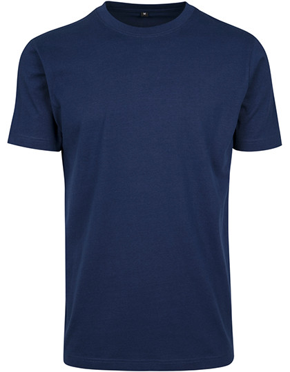 Build Your Brand T-Shirt Round Neck Light Navy