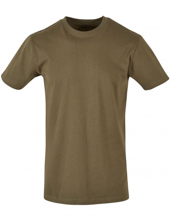 Build Your Brand T-Shirt Round Neck Natural Olive