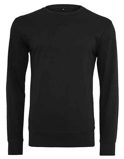 Build Your Brand Light Crew Sweatshirt Black